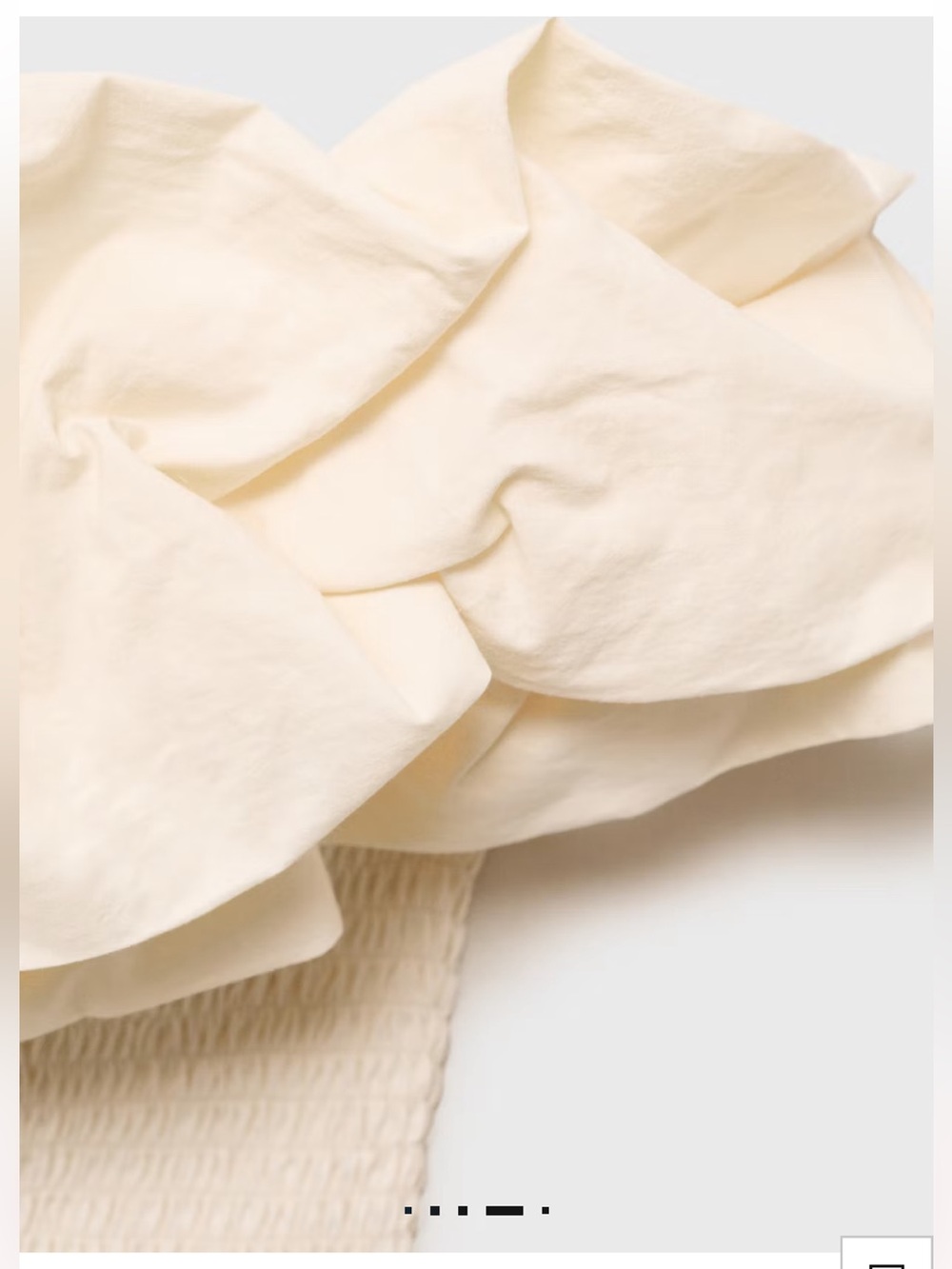 Mango STRAPLESS TOP WITH RUFFLES - Picture 5 of 8
